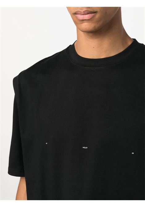 T-shirt Outline Logo in nero Heliot emil - uomo HELIOT EMIL | PRESS25M09089BLK01